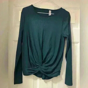 All in Motion Medium Blue-Green Top